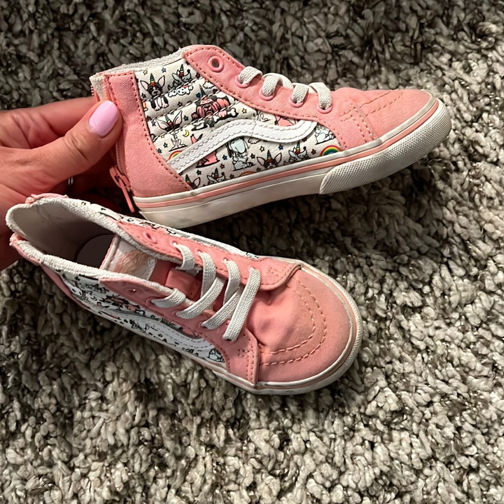 Vans toddler shoes size 8